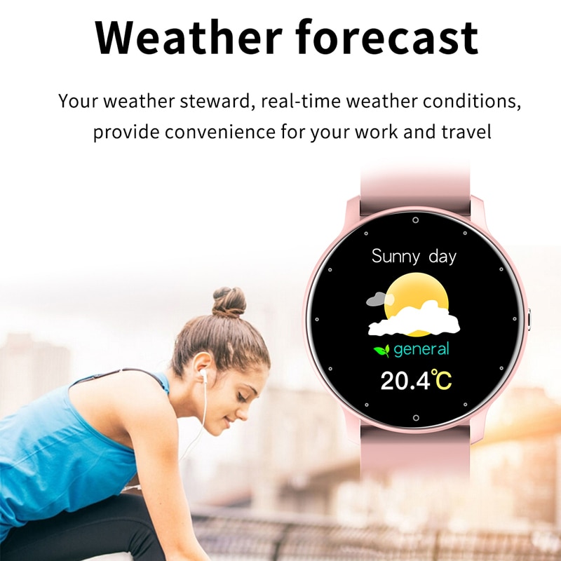 2022 Relógio Inteligente Masculino Feminino Com Tela Sensível Ao Toque Completo Esporte Fitness Relógio Masculino IP67 À Prova D' Água Bluetooth Para Android IOS Smartwatch Masculino - Imagem 4