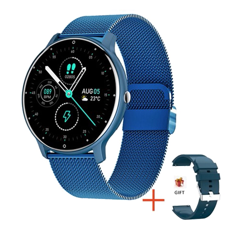 2022 Relógio Inteligente Masculino Feminino Com Tela Sensível Ao Toque Completo Esporte Fitness Relógio Masculino IP67 À Prova D' Água Bluetooth Para Android IOS Smartwatch Masculino - Imagem 8
