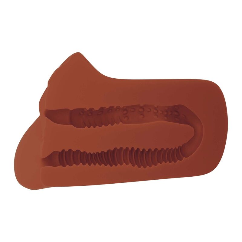 PDX PLUS - ESCOLHA SEU PRAZER MASTURBADOR DUPLO MARROM - Imagem 3