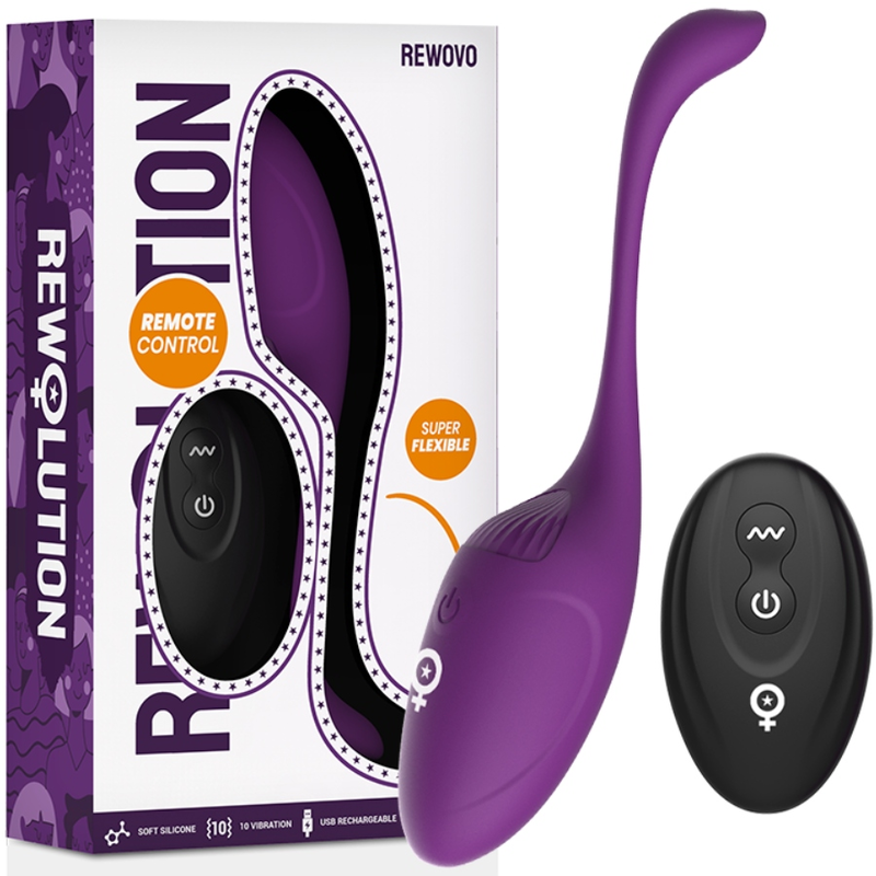 REWOLUTION - CONTROLE REMOTO DO VIBRADOR DE OVO REWOVO - Imagem 3