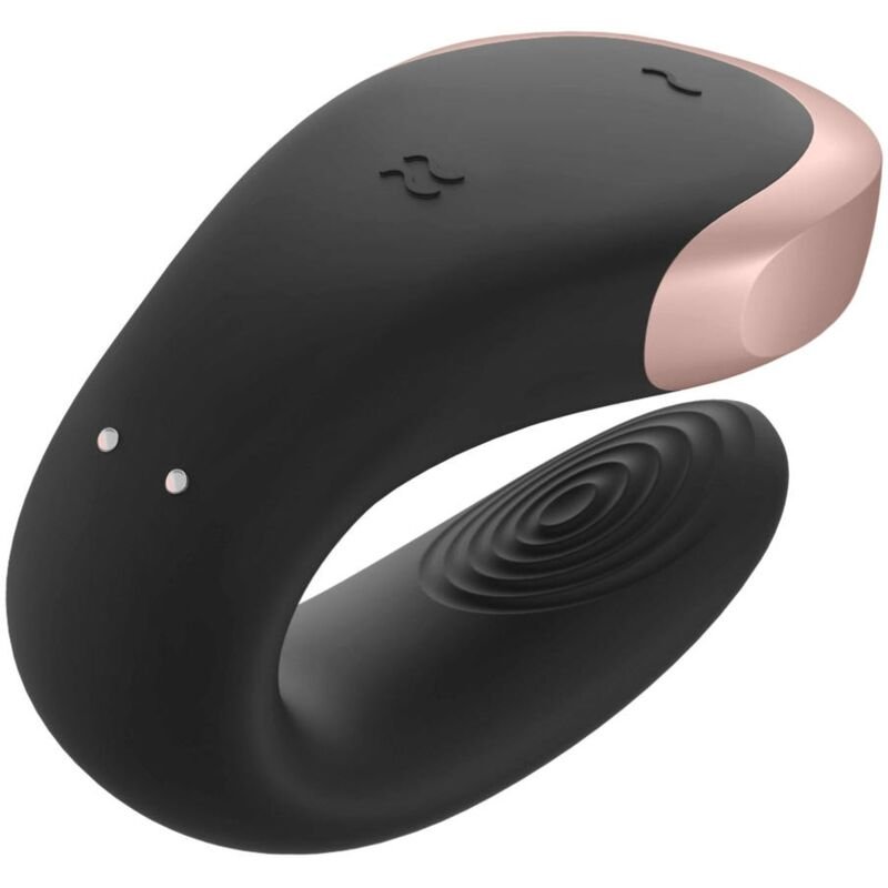 SATISFYER - VIBRADOR DOUBLE LOVE LUXURY PARTNER PRETO - Imagem 4