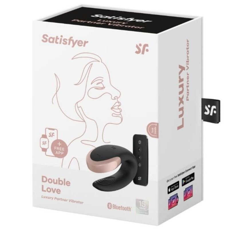SATISFYER - VIBRADOR DOUBLE LOVE LUXURY PARTNER PRETO - Imagem 5