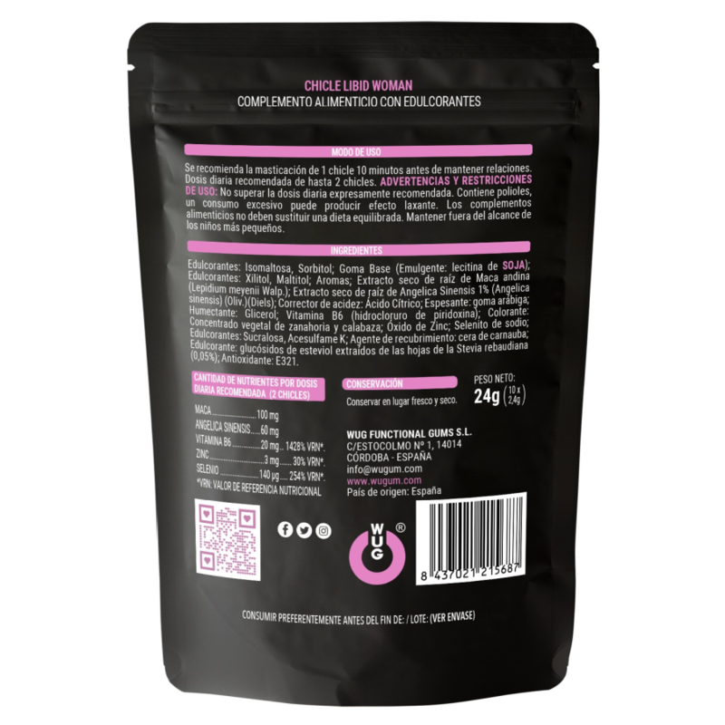 WUG SEX SENSE - LIBID WOMEN ENHANCER 10 UNITS - Imagem 2