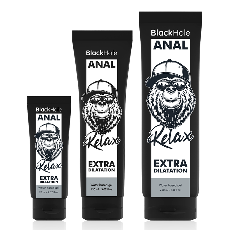 BLACK HOLE - GEL BASE DE ÁGUA DILATAÇÃO ANAL 250 ML - Imagem 3