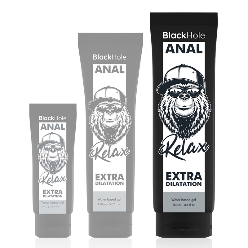 BLACK HOLE - GEL BASE DE ÁGUA DILATAÇÃO ANAL 250 ML - Imagem 2