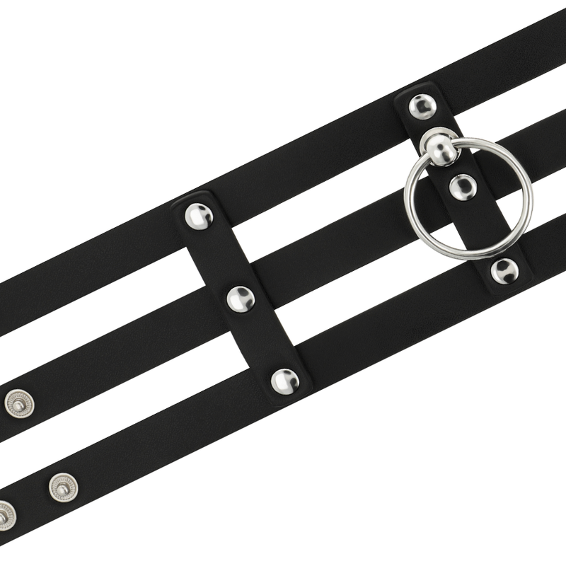 COQUETTE CHIC DESIRE - GARGANTILHA DE COURO VEGANO ESTILO FETISH - Imagem 4