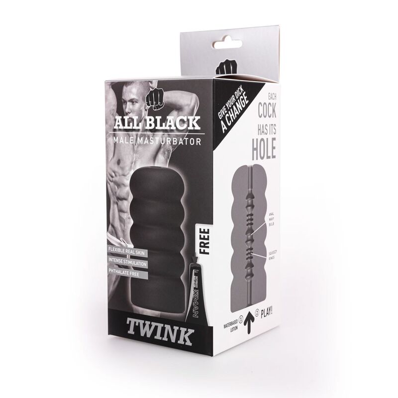 ALL BLACK - MASTURBADOR TWINK - Imagem 2