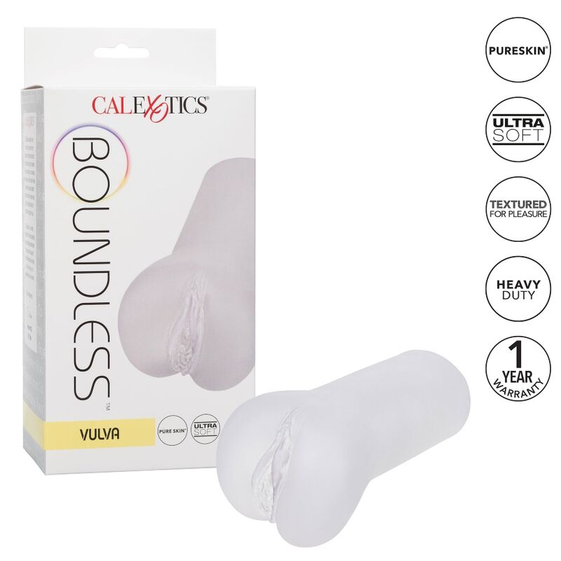 CALEXOTICS - BOUNDLESS VULVA STROKER TRANSPARENTE - Imagem 2