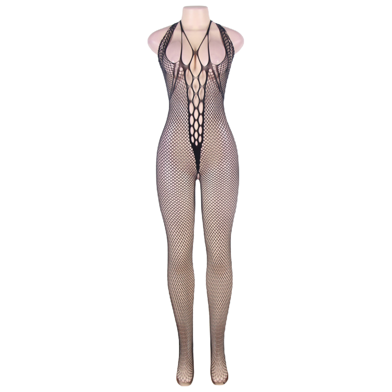 QUEEN LINGERIE - HALTER NECK E OPEN BACK BODYSTOCKING S/L - Imagem 5