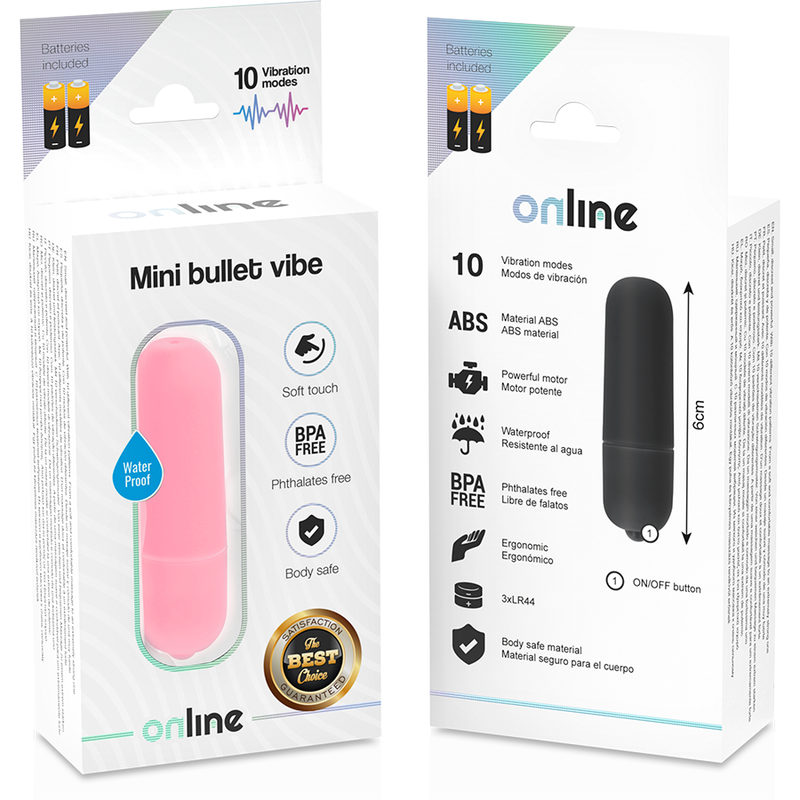 ONLINE - BALA VIBRANTE MINI ROSA - Imagem 5