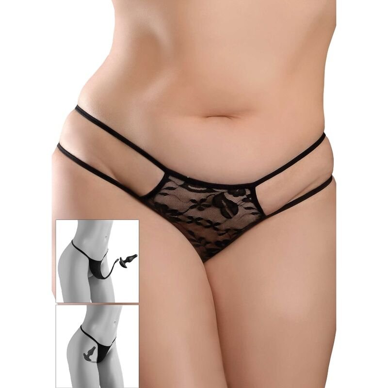 HOOK UP PANTIES - CROTCHLESS PLEASURE PEARLS SIZE XL/XXL - Imagem 5