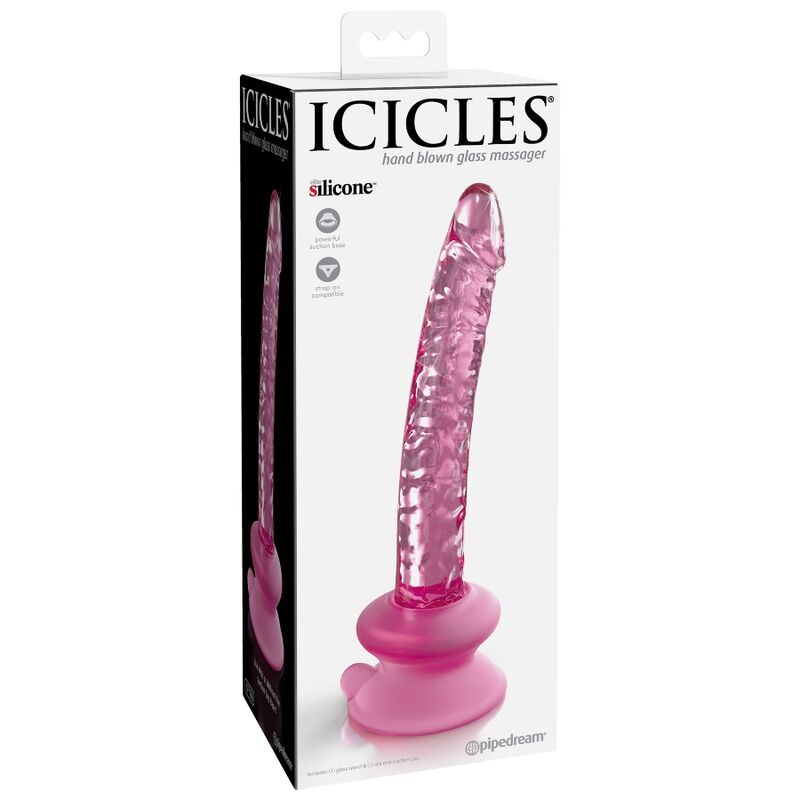 ICICLES - N. 86 VIBRADOR DE VIDRO COM VENTOSA - Imagem 2