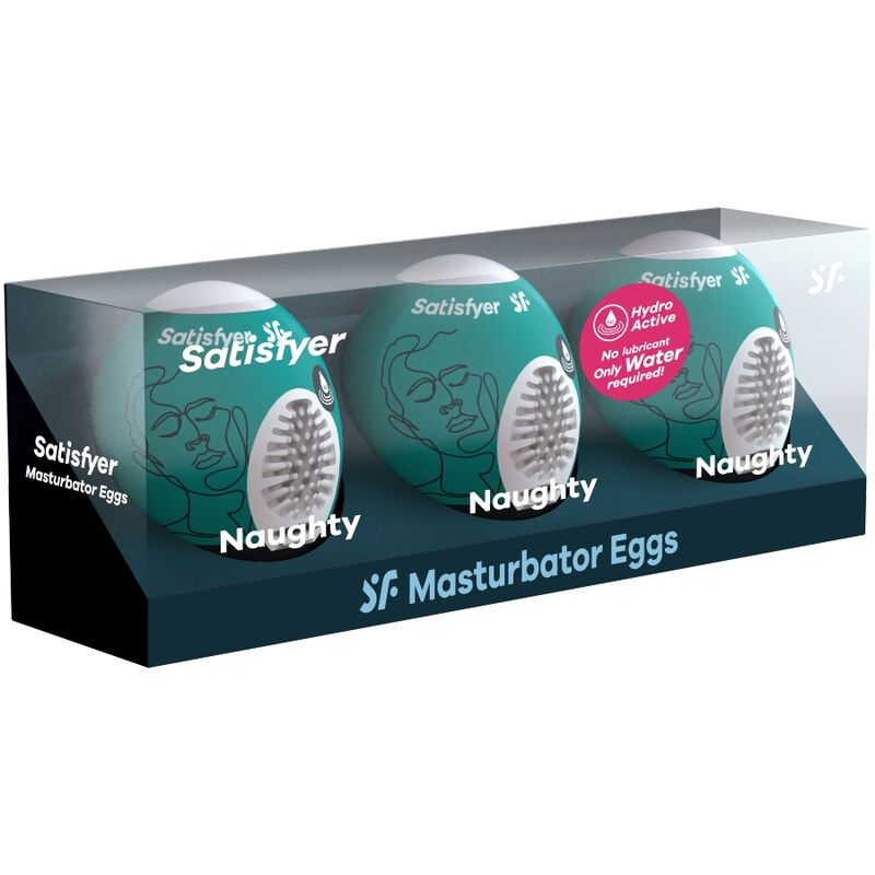 SATISFYER - 3 OVOS MASTURBADOR NAUGHTY - Imagem 2