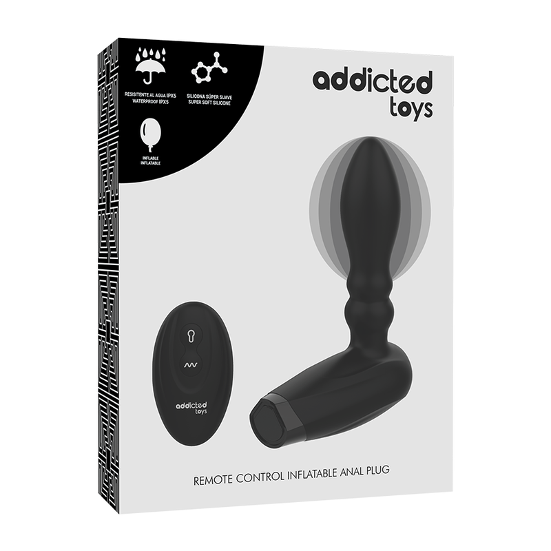 ADDICTED TOYS - PLUGUE DE CONTROLE REMOTO INFLVEL - 10 MODOS DE VIBRAO - Imagem 5