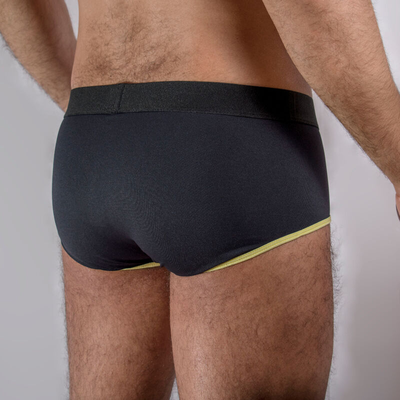 MACHO - MS24A CUECA BRIEF AMARELO ESCURO S - Imagem 3