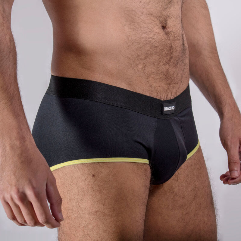 MACHO - MS24A CUECA BRIEF AMARELO ESCURO S - Imagem 2