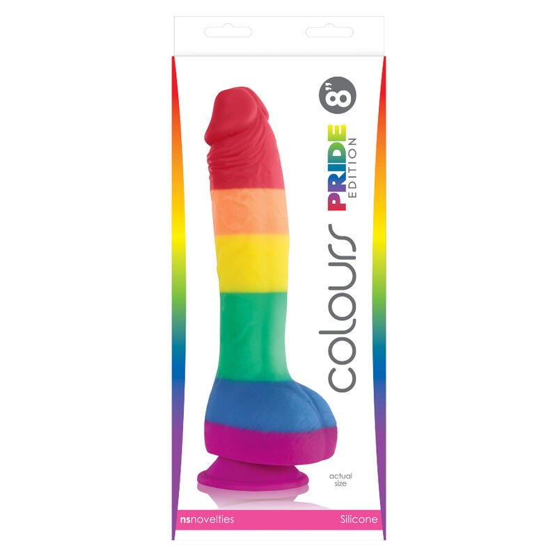ORGULHO - BANDEIRA LGBT DILDO 19 CM - Imagem 2