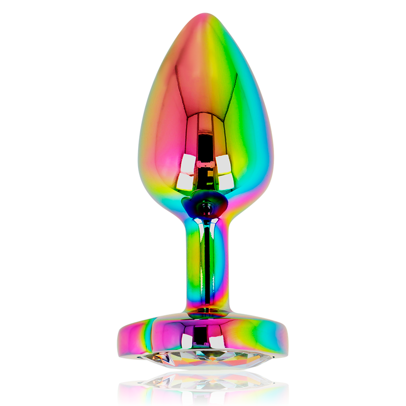 OHMAMA - PLUG ANAL DE CORAÇÃO IRIDESCENTE TAMANHO S - Imagem 2
