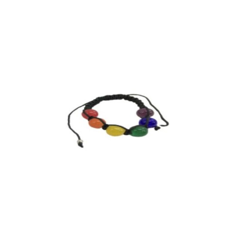PRIDE - PULSEIRA DE BOLA PEQUENA BANDEIRA LGBT