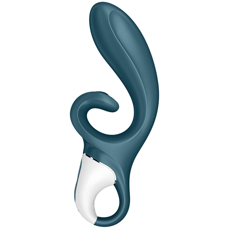 SATISFYER HUG ME RABBIT VIBRATOR APP - BLUE - Imagem 2