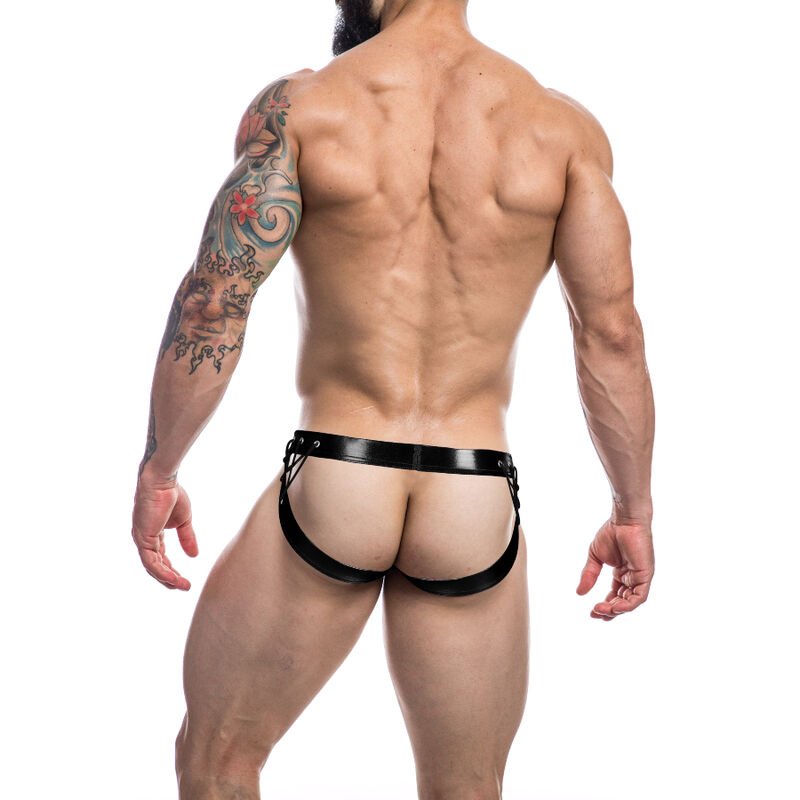 CUT4MEN - JOCKSTRAP DESIRE CUERO AZUL XL - Imagem 2