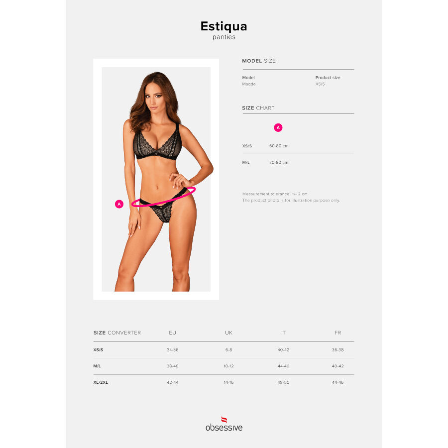 OBSESSIVE - CALA ESTIQUA XS/S - Imagem 5