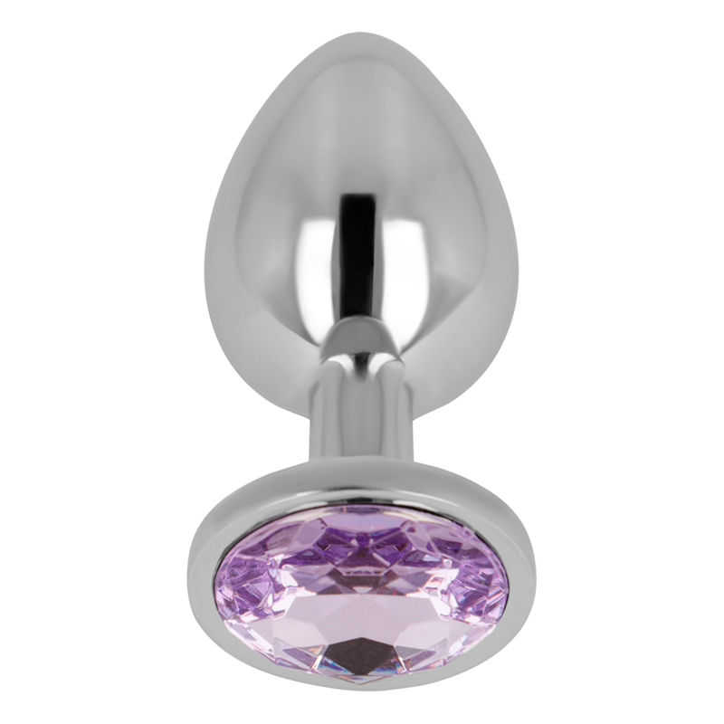 OHMAMA - PLUG ANAL COM CRISTAL VIOLETA 9 CM - Imagem 2