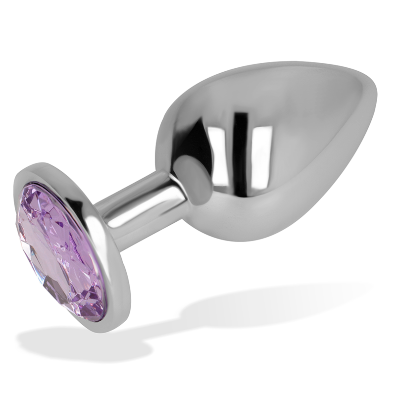 OHMAMA - PLUG ANAL COM CRISTAL VIOLETA 9 CM - Imagem 3