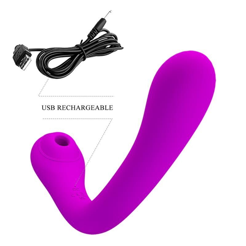 PRETTY LOVE - ALEX VIBRADOR E SUCKER DE CLITÓRIS VIOLETA - Imagem 5