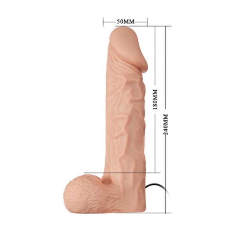 BAILE - ARNÊS DE ULTRA PASSIONATE 24 CM NATURAL - Imagem 4