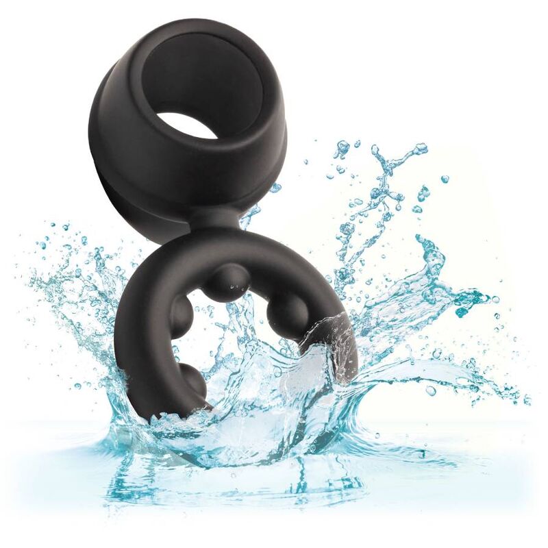 CALEXOTICS - ANEL ALPHA DUAL MAGNUM PRETO - Imagem 4