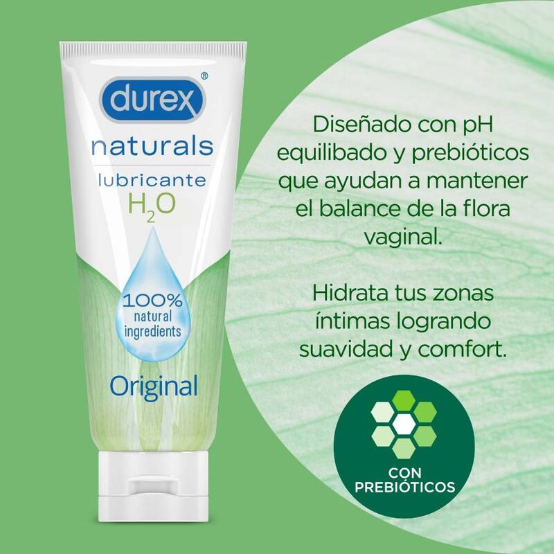 DUREX - GEL LUBRIFICANTE NATURAIS ÍNTIMO 100ML - Imagem 3