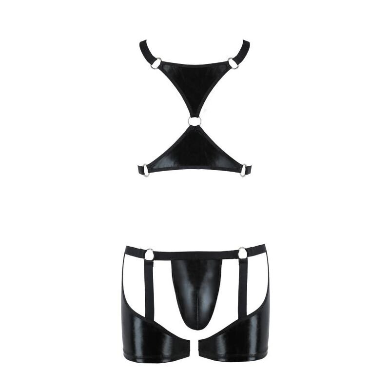 PASSION 047 SET ARON BLACK S/M - Imagem 5