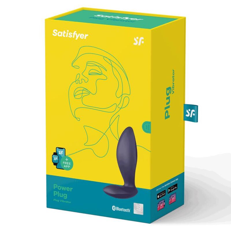SATISFYER - PLUGUE DE ALIMENTAO ROXO - Imagem 2