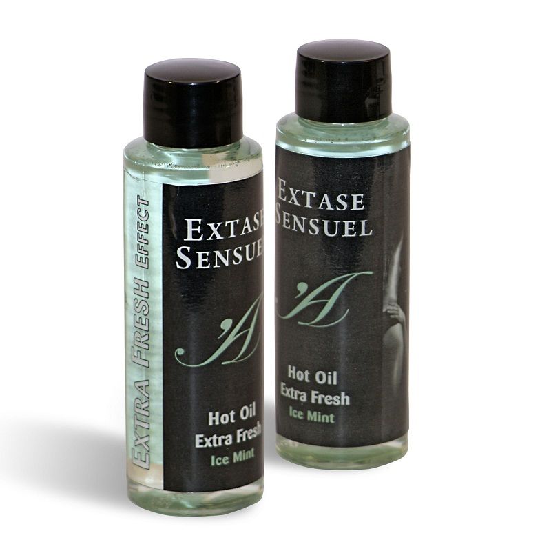 EXTASE SENSUAL - ÓLEO DE MASSAGEM COM EFEITO GELO EXTRA FRESCO 100 ML - Imagem 2