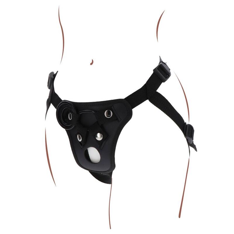 GET REAL - ARNÊS DE PRAZER STRAP-ON PRETO - Imagem 5