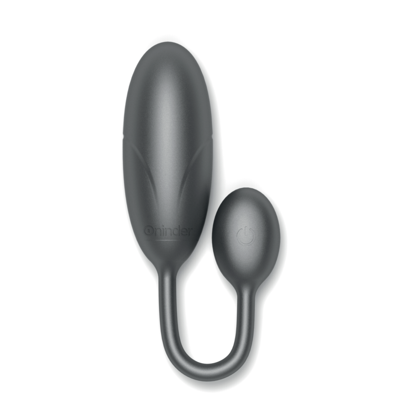 ONINDER - OVO VIBRATÓRIO DENVER PRETO 7 X 2,7 CM APLICATIVO GRATUITO - Imagem 4