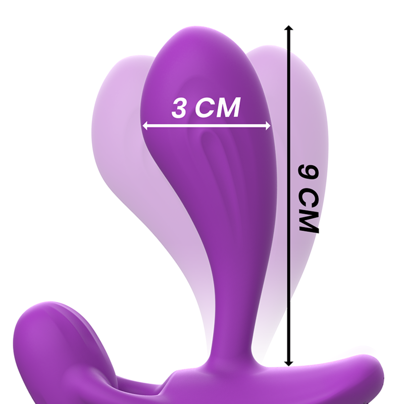 INTENSE - SHELLY PLUG ANAL CONTROLE REMOTO ROXO - Imagem 4