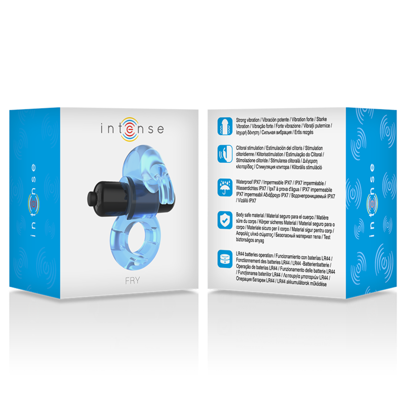 INTENSE - ANEL VIBRADOR - FRY AZUL - Imagem 5
