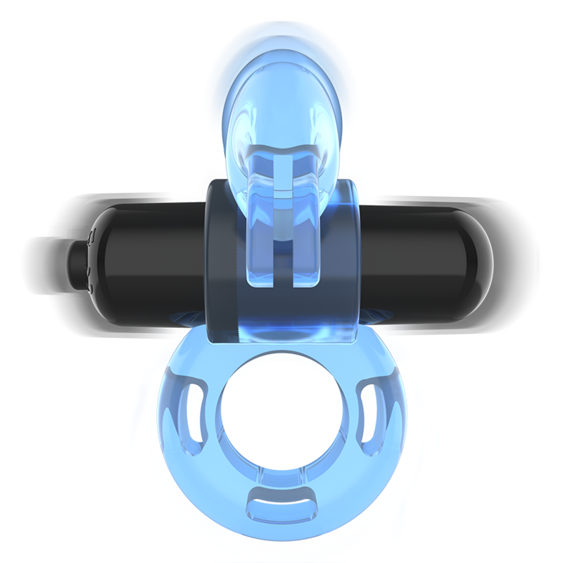 INTENSE - ANEL VIBRADOR - FRY AZUL - Imagem 2
