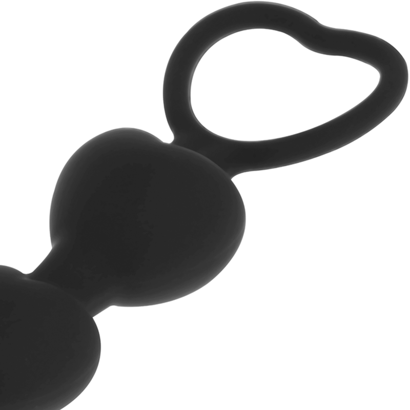 BLACKSILVER - CADEIA DE CORAÇÕES ANAL MILA 18 CM - Imagem 3