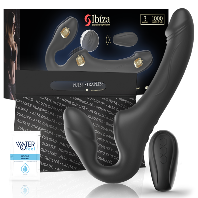 IBIZA - VIBRADOR STRAPLESS COM BOTO DE CONTROLE REMOTO - Imagem 2