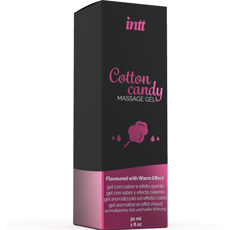 INTT MASSAGE ORAL SEX - GEL DE MASSAGEM COM SABOR ALGODÃO DOCE E EFEITO AQUECENTE - Imagem 3