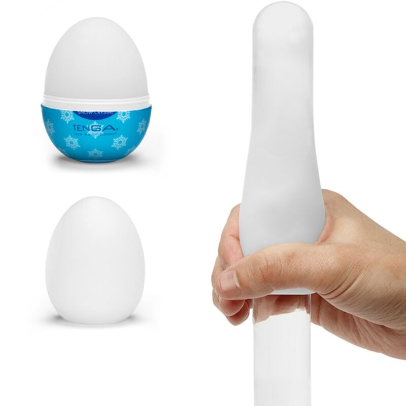 TENGA - OVO MASTURBADOR DE CRISTAL DE NEVE - Imagem 3