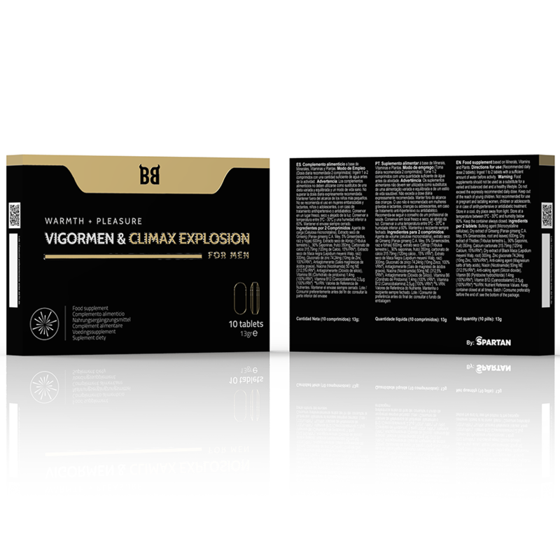 BLACK BULL - VIGORMEN CLIMAX EXPLOSION MAIOR PRAZER PARA HOMENS 10 CÁPSULAS - Imagem 3