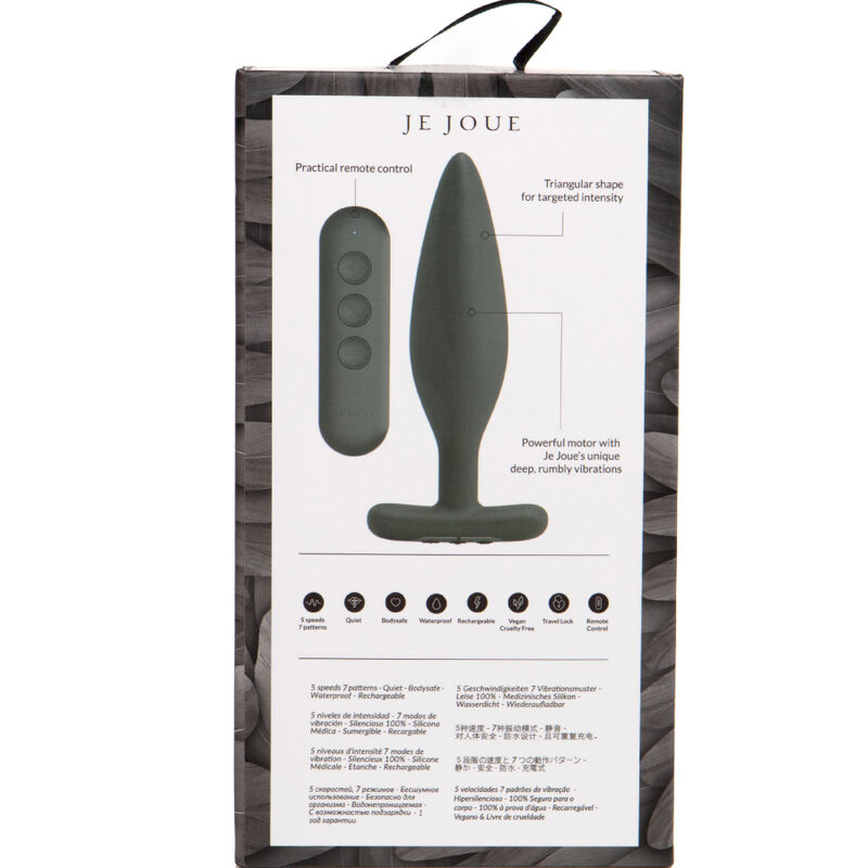 JE JOUE - VIBRADOR ANAL EGON PLUG PRETO - Imagem 5