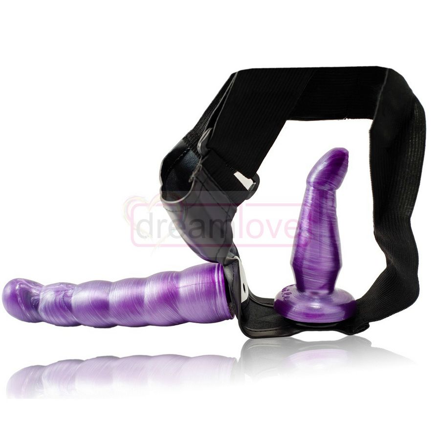 BAILE - ARNÊS ANAL E VAGINAL FÊMEA LILAC GPOINT 17 CM - Imagem 4