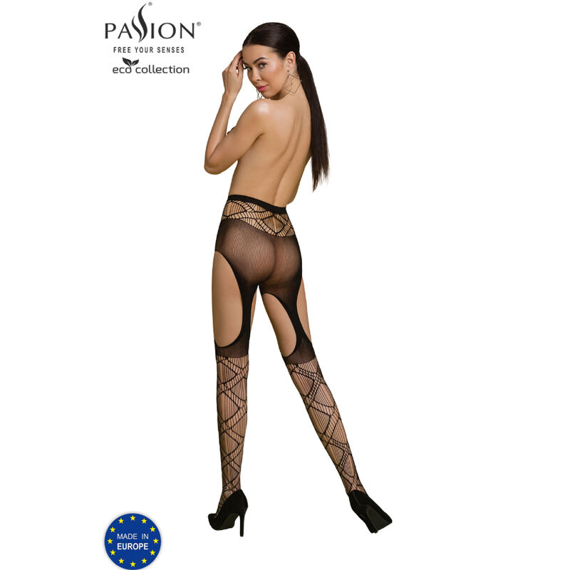 PASSION - COLEO ECO BODYSTOCKING ECO S005 PRETO - Imagem 2