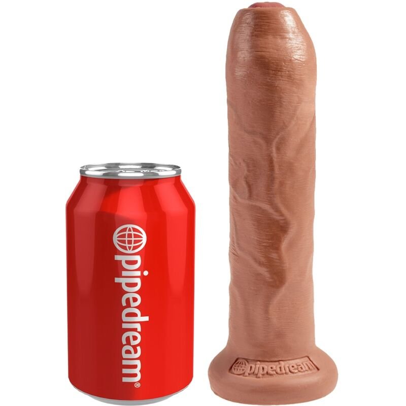 KING COCK - PÊNIS REALÍSTICO SEM CORTES 17.8 CM CARAMELO - Imagem 2