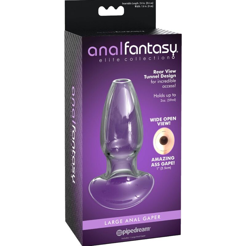 ANAL FANTASY ELITE COLLECTION -DILATOR DE CRISTAL ANAL GAPER TAMANHO M - Imagem 3